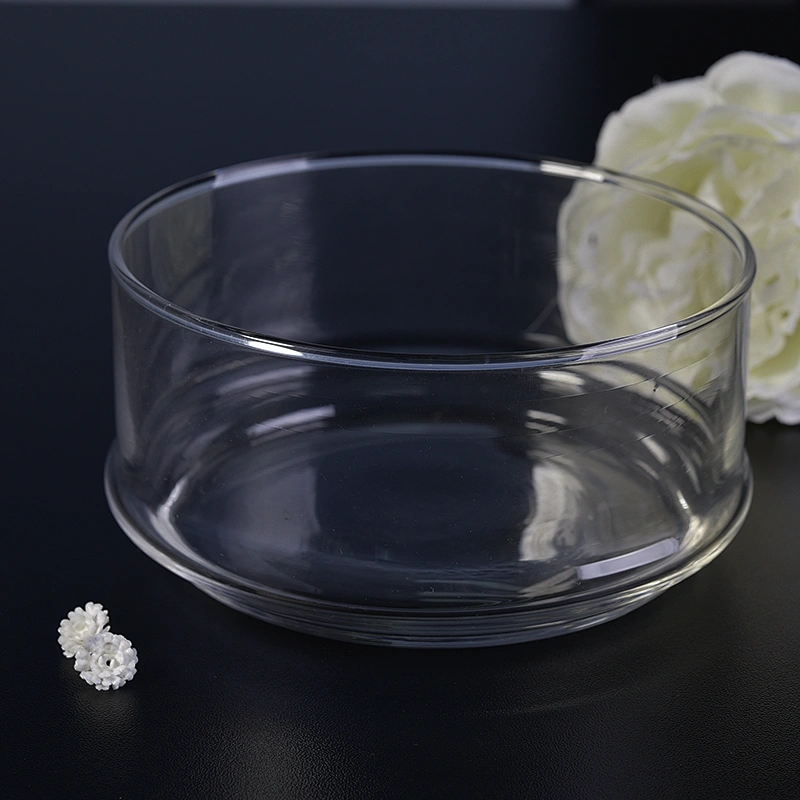 Transparent candle container glass candle vessel wholesales
