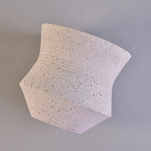 Wholesales luxury custom empty pink concrete candle holder
