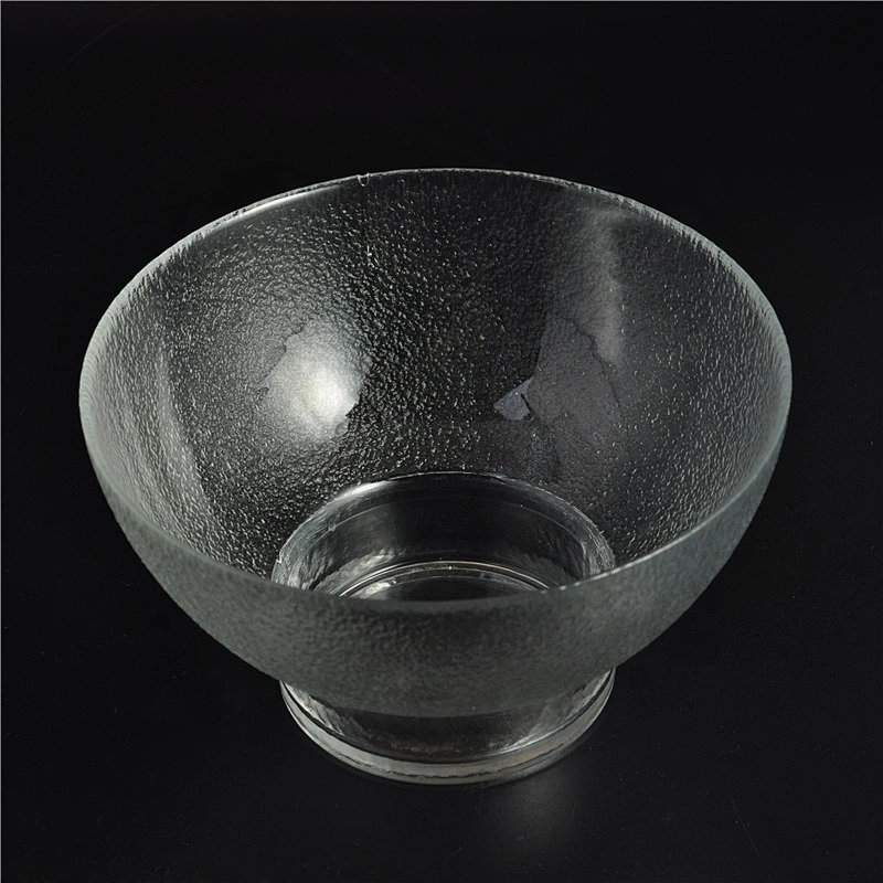 Footed matt glass candle holders home decoration wholesale