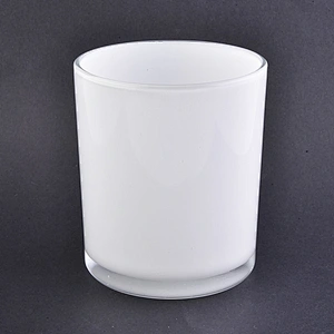 white glass votive candle holder cylinder candle container