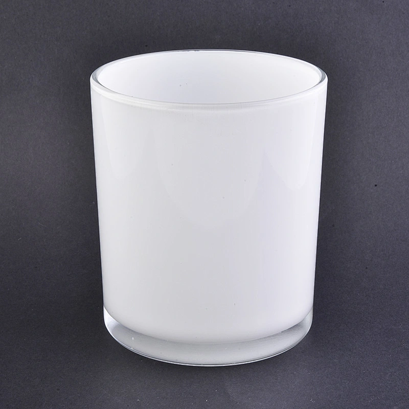 white glass votive candle holder cylinder candle container