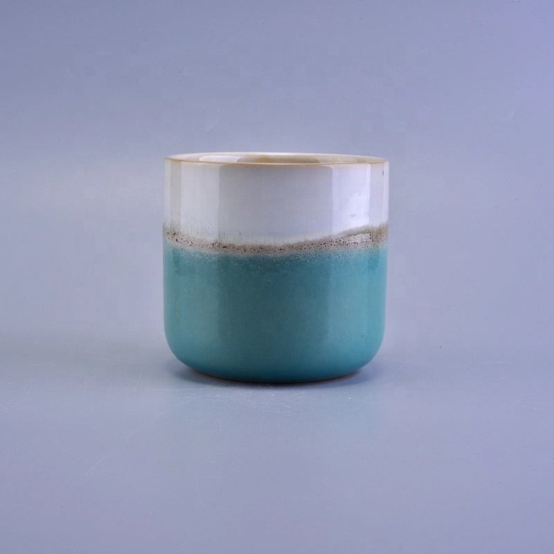 Cylinder ceramic votive candle container wholesales