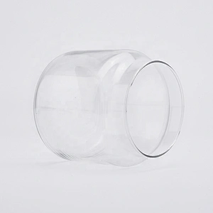Sunny large clear tealight glass candle jar container home decoration