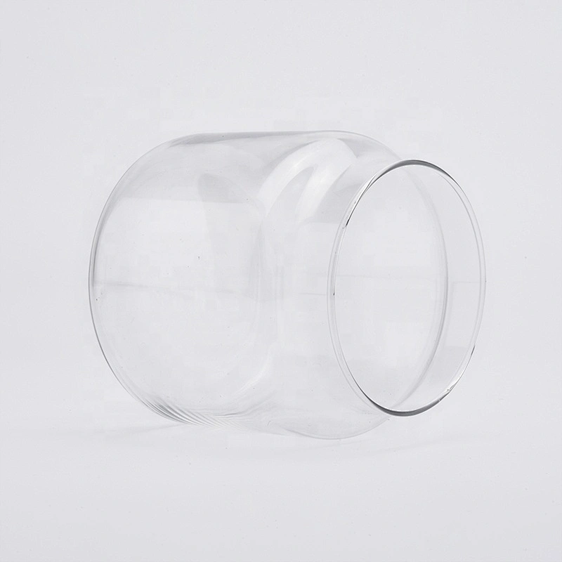 Sunny large clear tealight glass candle jar container home decoration