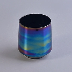 Electroplating Glass Candle container custom candle tumbler home Decor suppliers