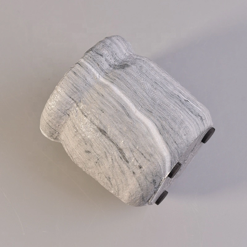 Round cement candle holder custom wholesales