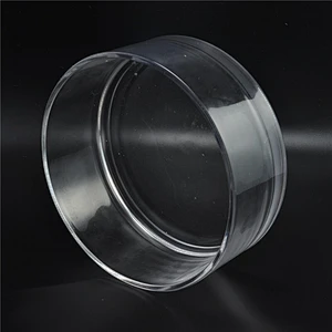 large glass holder for candles, 200mm diameter glass container