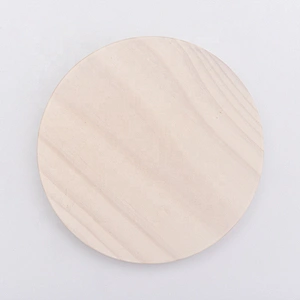 Custom wooden lid for candle holders in bulk