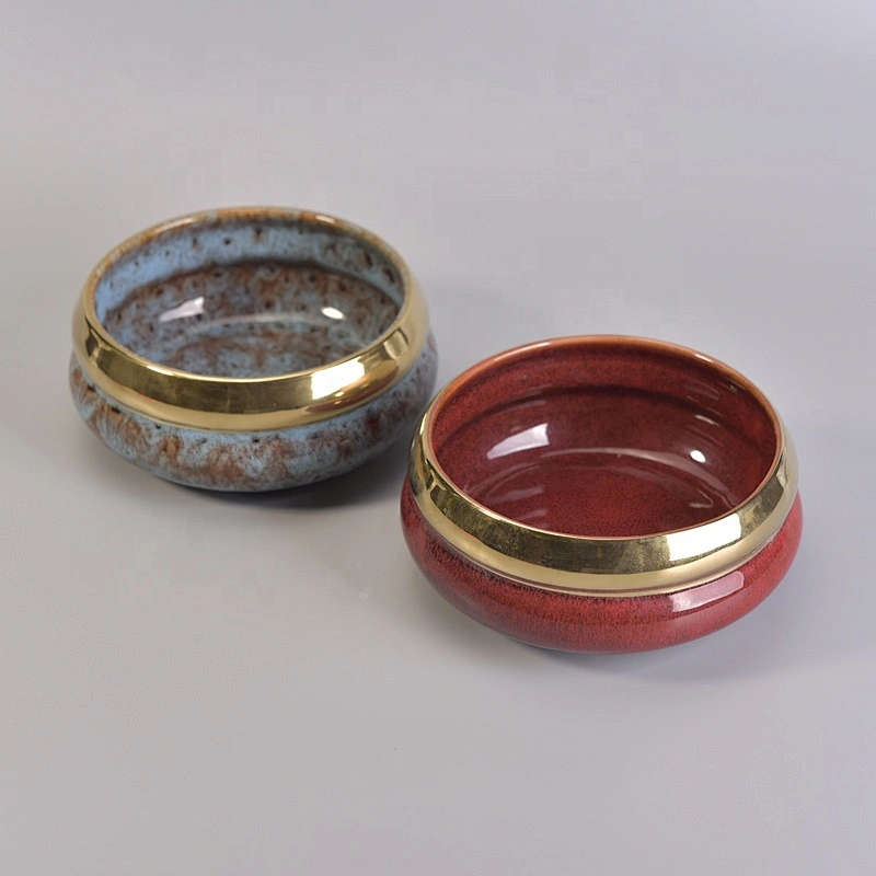 20oz Custom colored luxury ceramic candle holders