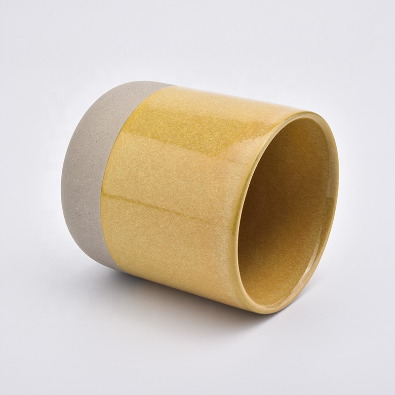 Matte ceramic candle tumbler votive candle jar wholesales