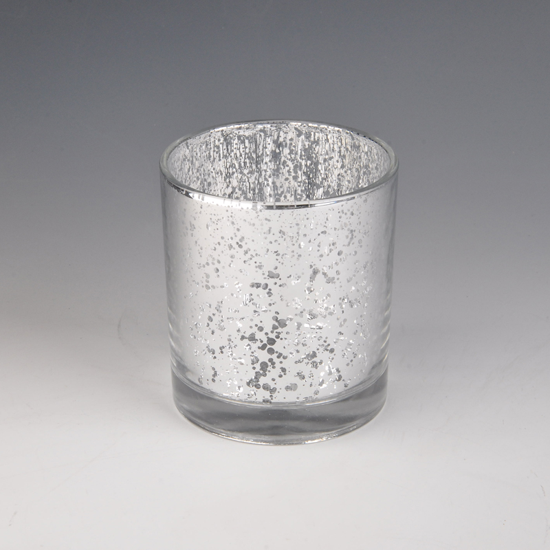10ml Silver Plating Starry Glass Candle Holder Home Decor