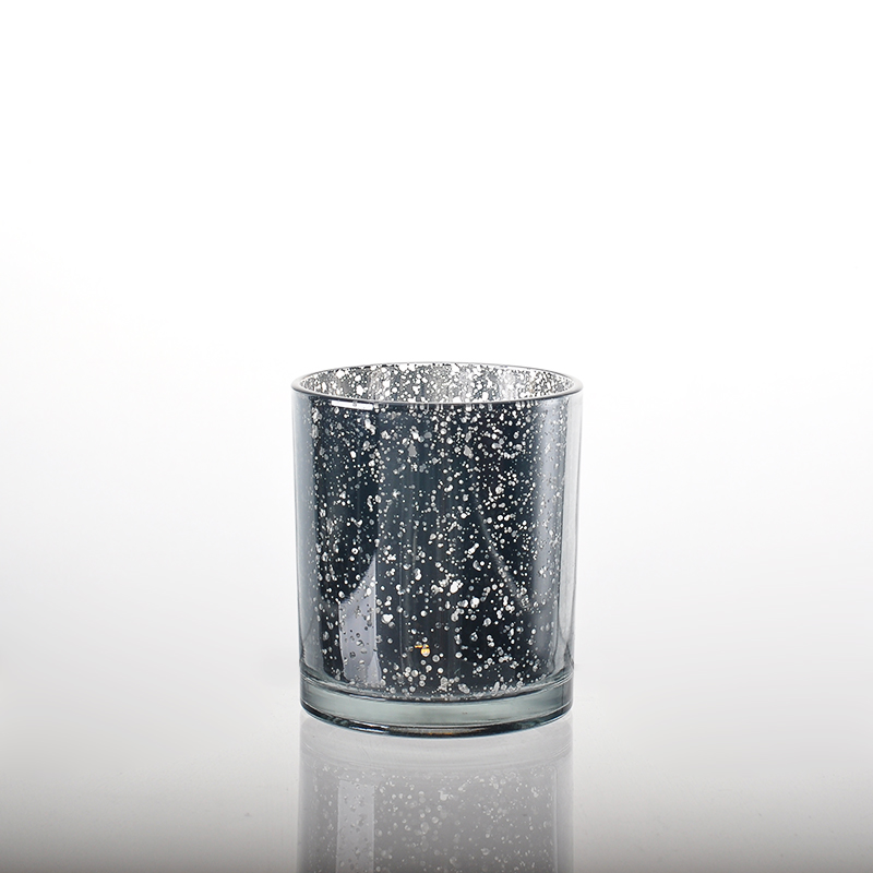 10ml Silver Plating Starry Glass Candle Holder Home Decor