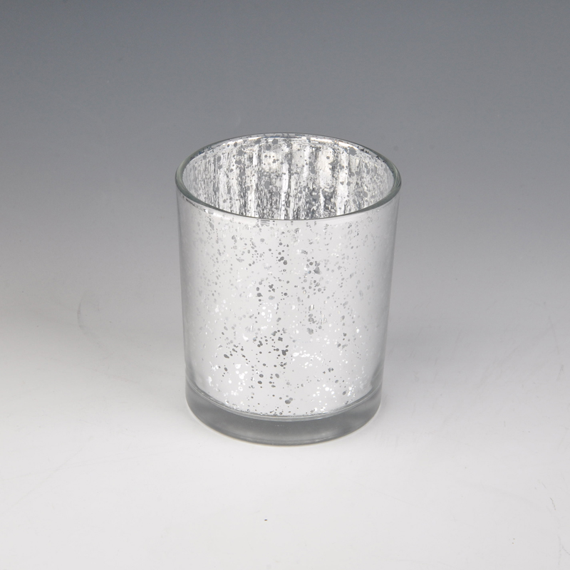 15oz Silver Mercury Glass Candle Holders Home Decor Wholesales