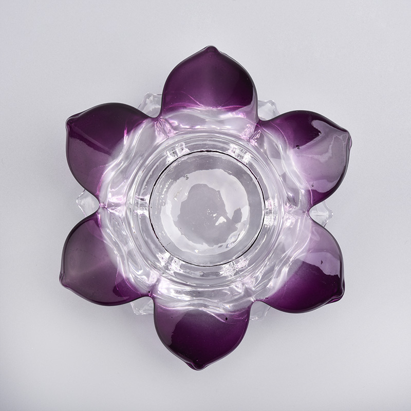 Lotus Glass Votive Candle Holders Home Decor Pieces Wholesales
