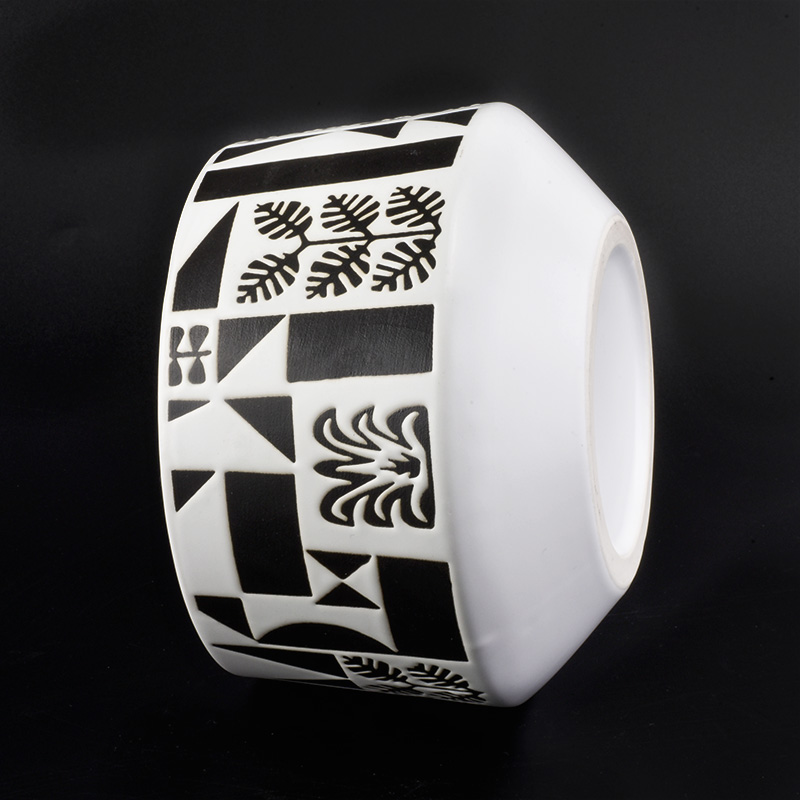 large ceramic candle containers for 3 wicks