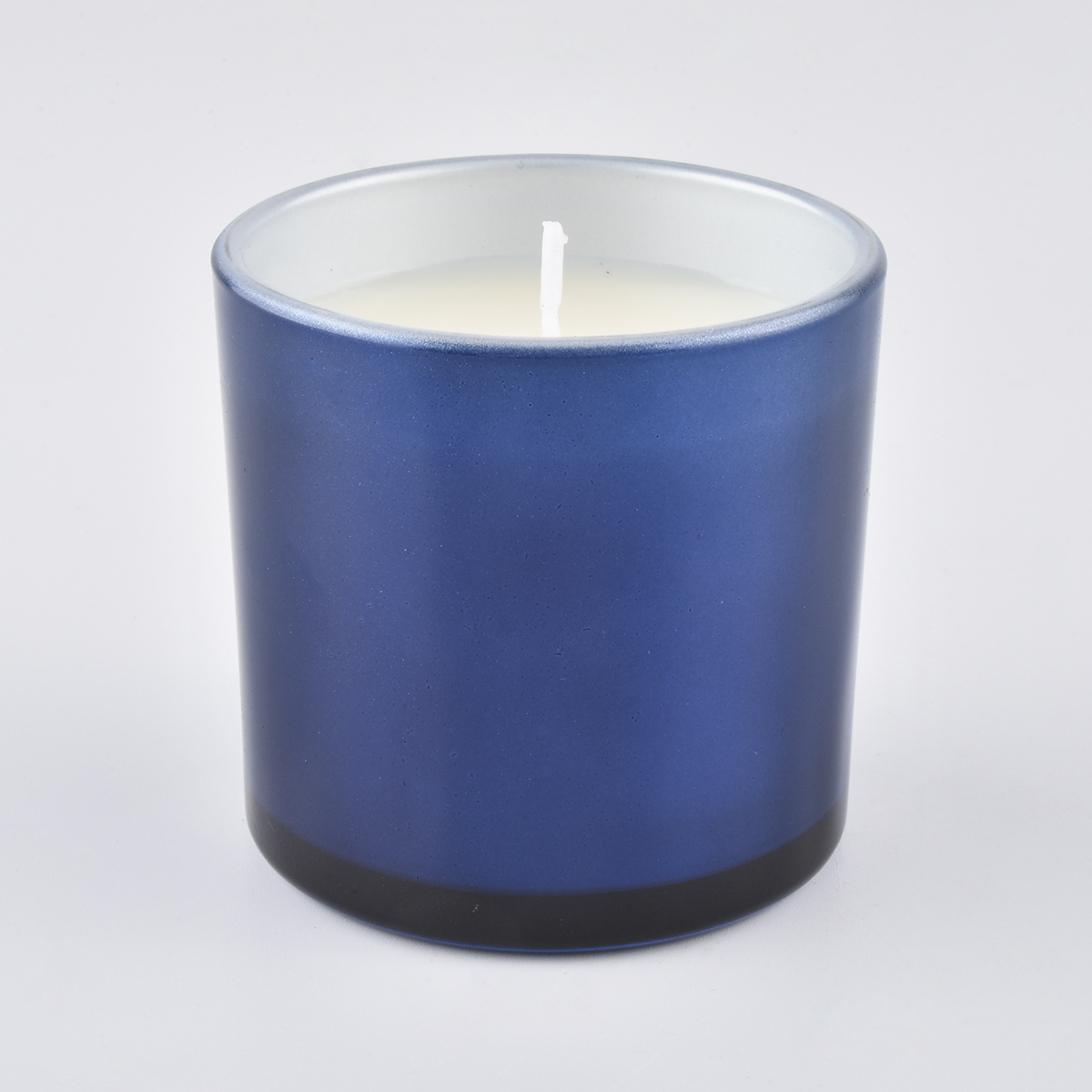 Metallic Colorful Painting Glass Candle Jars with Various Sizes
