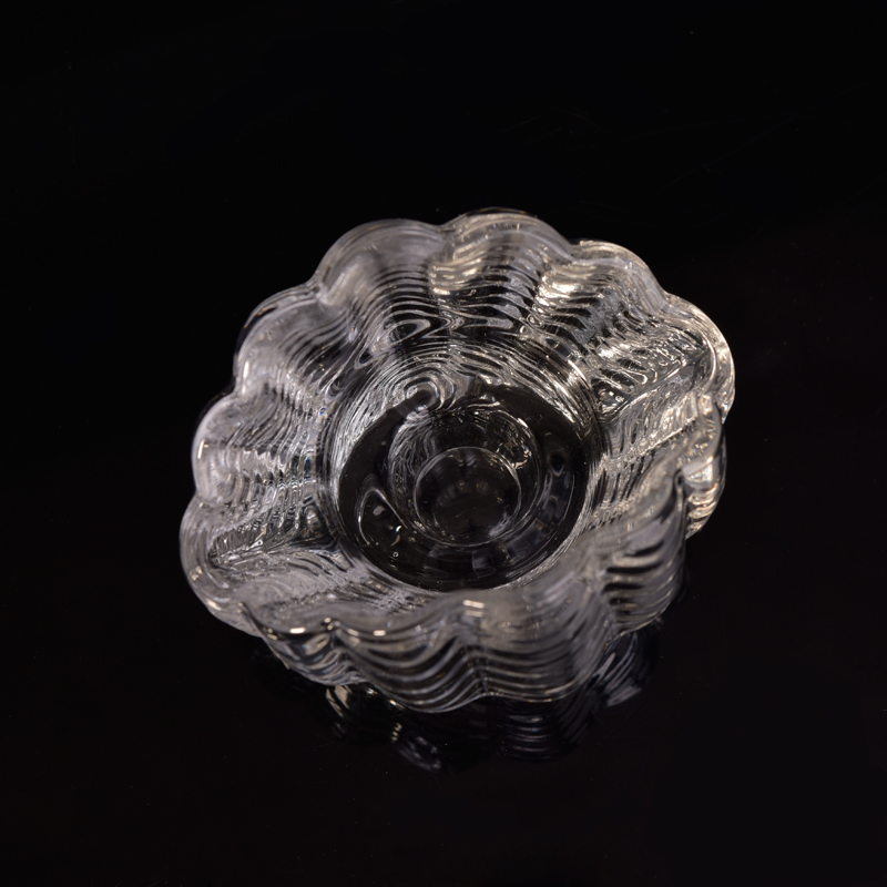 Seashell glass candle holders coast home decoration wholesale