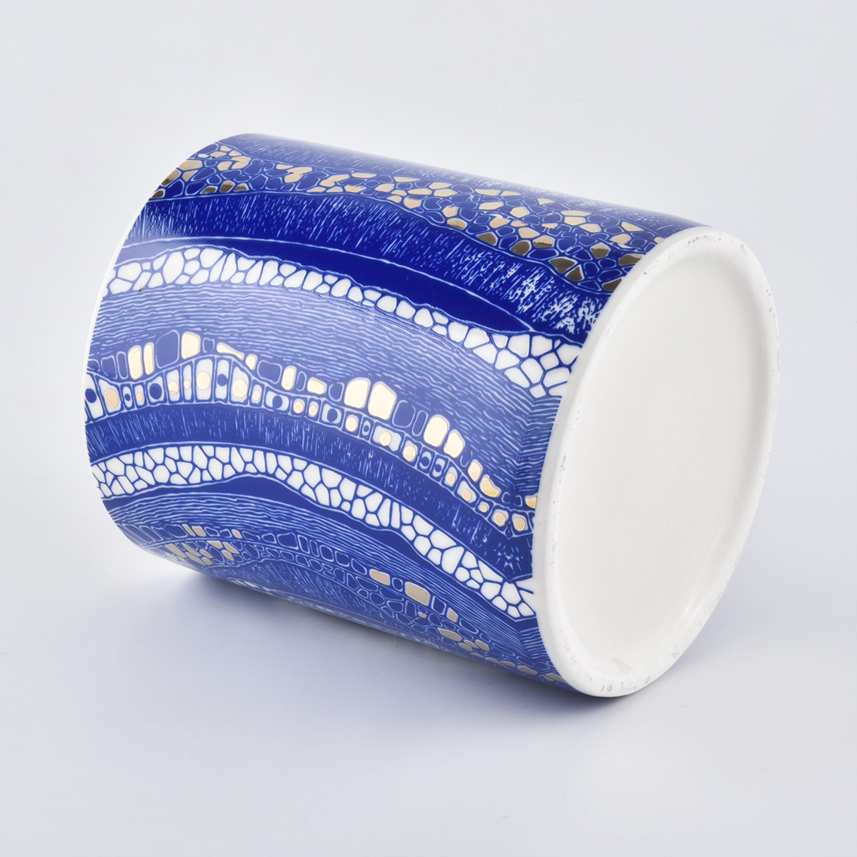 cylinder 8oz 10oz 12oz ceramic candle holder