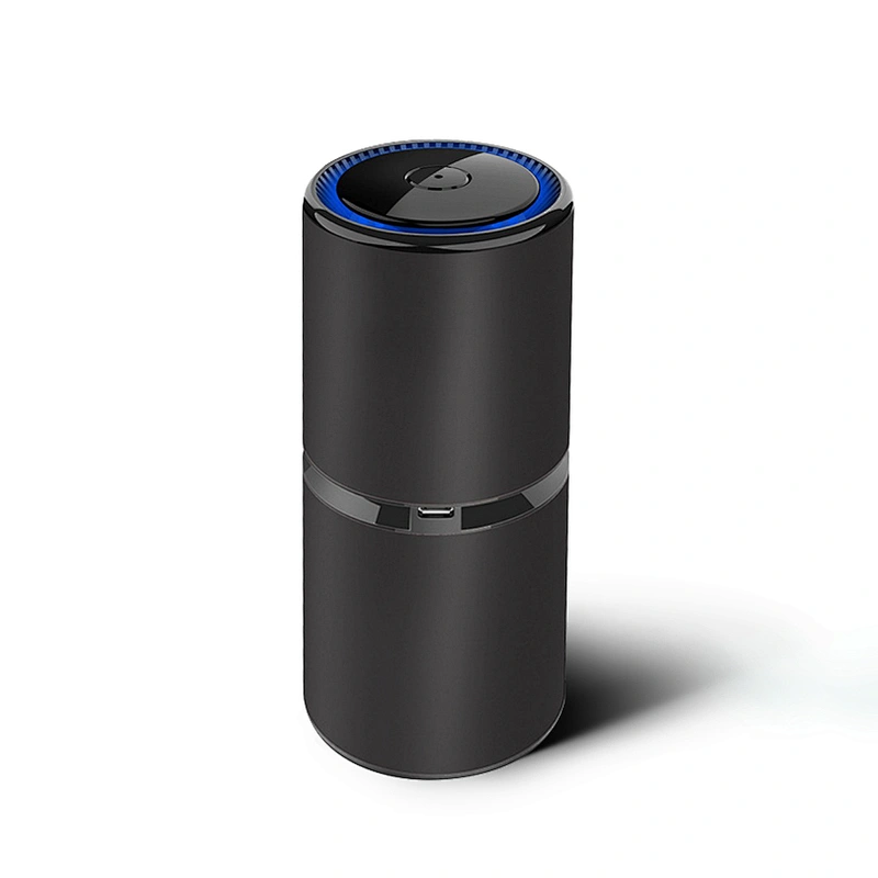 Negative Anion Purifier Dual USB Ports 12V Mini Personal Air Ionizer Portable Car Air Purifier Ozone Generator