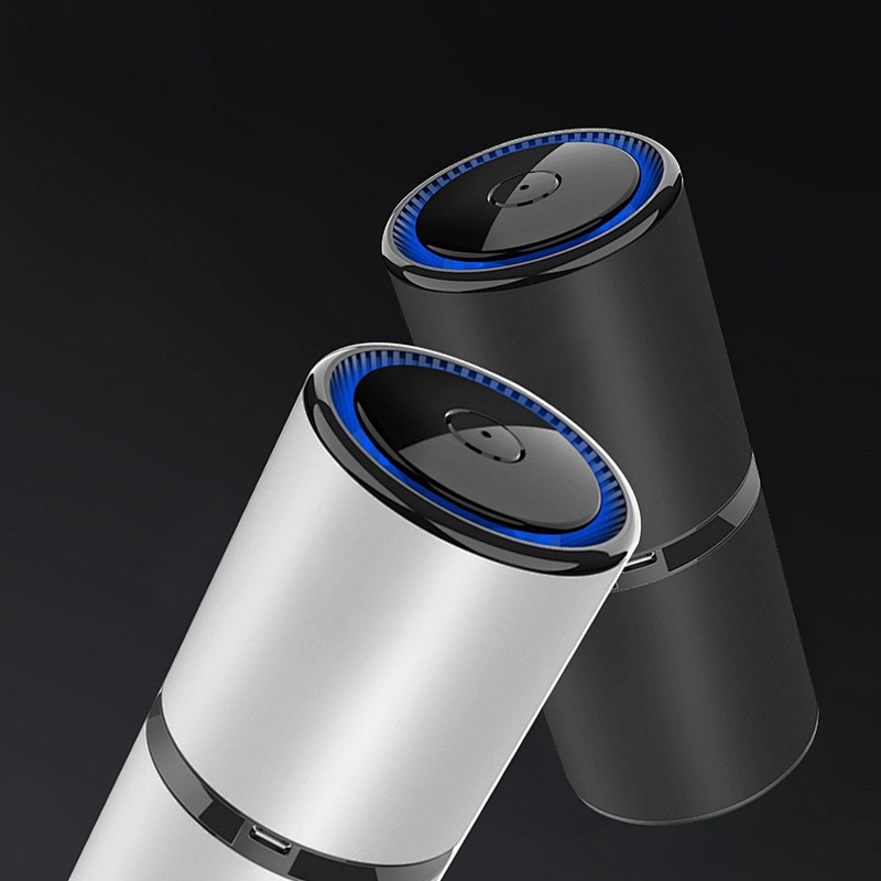 Negative Anion Purifier Dual USB Ports 12V Mini Personal Air Ionizer Portable Car Air Purifier Ozone Generator