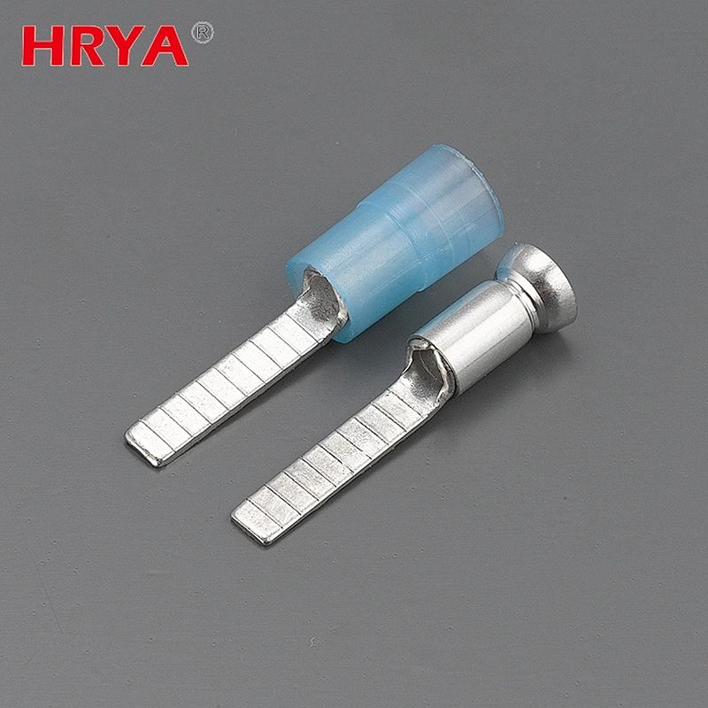 PTV type pvc insulated cable lug copper blade pin terminal from China ...