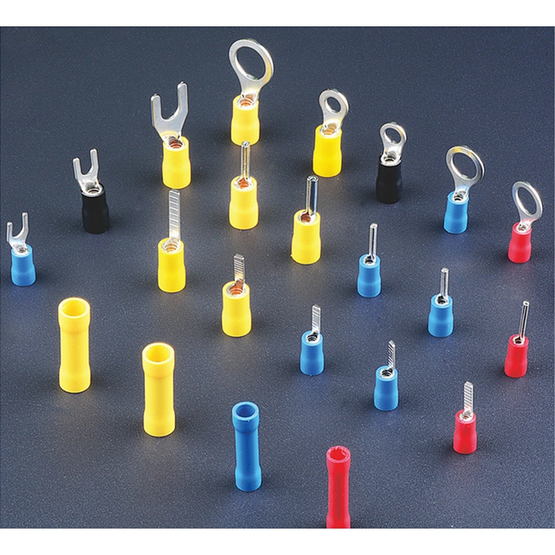 Plug in terminals series copper insulated electrical terminal bullet ...