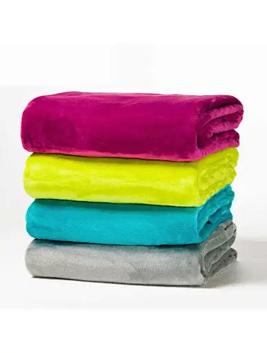 double side polyester flannel fleece fabric