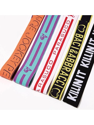 Printed elsatic tape