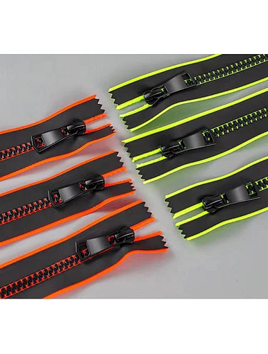 Colorful zipper