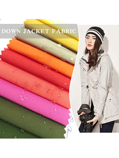 Down jacket fabric