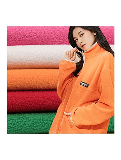 Double Side Brush One Side Anti Pilling 180 Gsm Fleece Fabric Polar