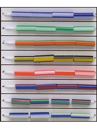 glass beads-3" ' bugles