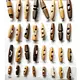 wooden horn toggle button