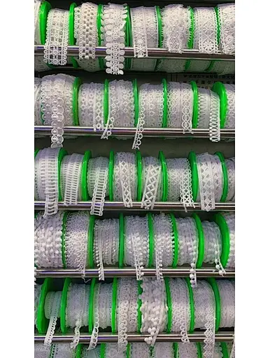 trimming lace