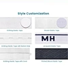 wholesale factory custom stretch polyester latex Jacquard elastic webbing tape straps for sportswear sportswear