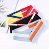 Flat Polyester Elastic Striped Knit Fabric Rib Collar and Cuff