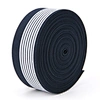 wholesale factory custom stretch polyester latex woven elastic webbing tape straps for sportswear