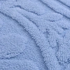 Wholesale Textile 290gsm Polyester Sherpa Jacquard 3D Flannel Fleece Velvet Fabric for Winter Blanket