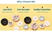 Plastic resin garment shirt button