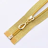 wholesale manufacturer custom #5 open end Golden Teeth nylon coil zipper