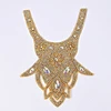 Wholesale Custom Neckline Shinny Beaded Collars Various Designs Sew on Rhinestone Applique for Dress