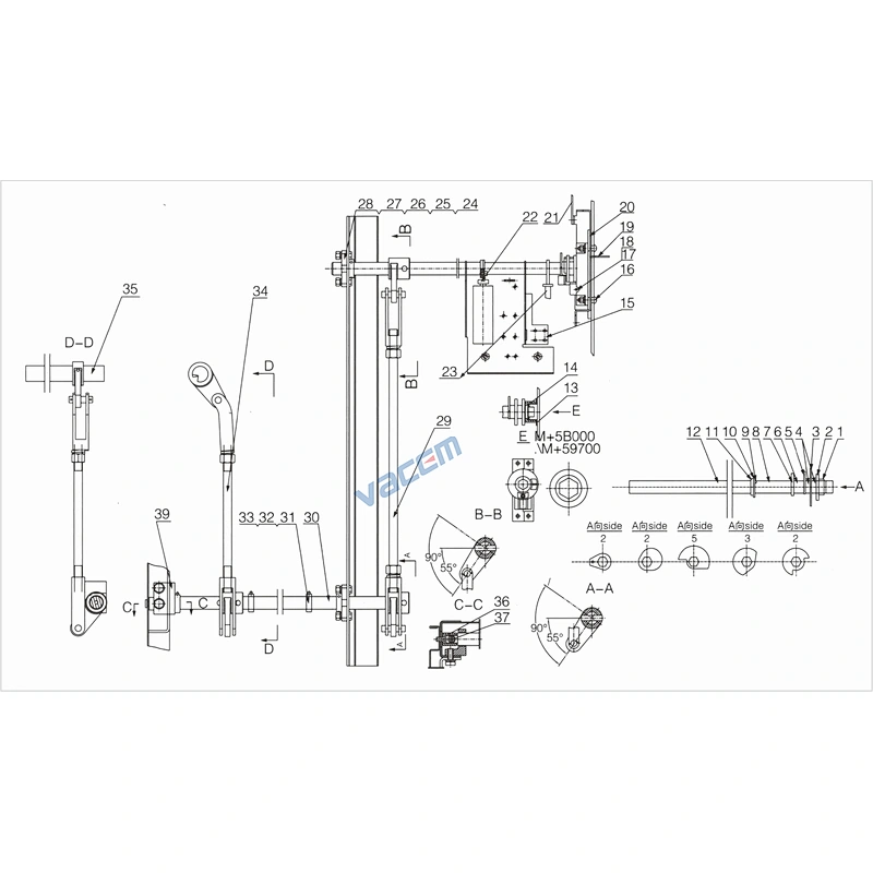 Earthing Switch Operation Mechanism Interlocking Device