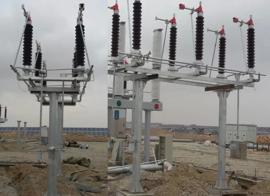 126kv Outdoor Self-Evolving High Voltage Sf6 Circuit Breaker (LW36)