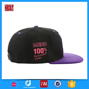 6 panels adult custom embroidery logo snapback gorra  hat