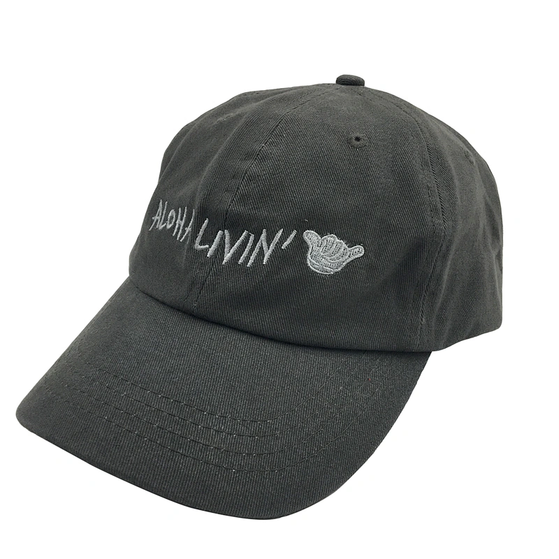 Washed Unstructured Embroidery Unisex Baseball Dad Gorras Caps