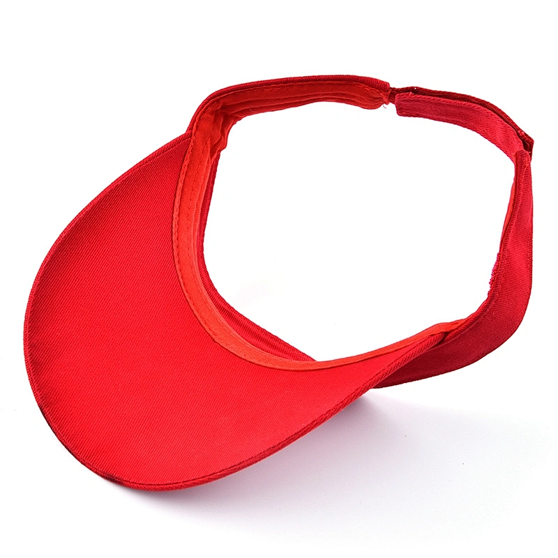 Professional Supplier Good Quality Embroidery Logo Cotton Cheap Sun Visor