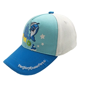 baseball Cap Kids with Customized embroidered logo 5 panel children cap