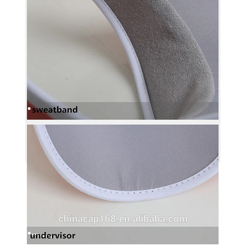 Empty top sweat-absorbent folding sun visor gorras tennis sport caps