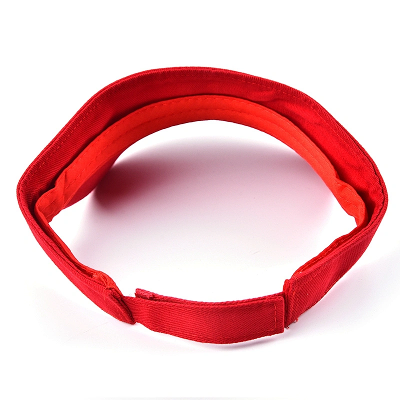 Professional Supplier Good Quality Embroidery Logo Cotton Cheap Sun Visor