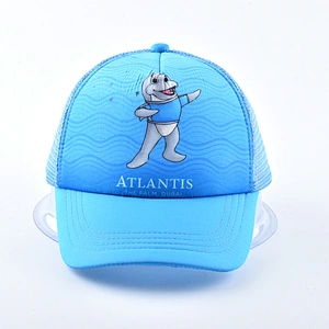 Children 5 panel trucker hats kids mesh and foam sport caps